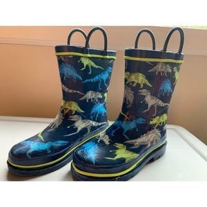 Western Chief Boys Dinosaur Boots size 10